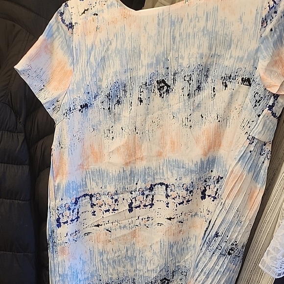 Pleated Multicolor Dress - Picture 3 of 5